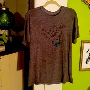 Vintage quicksilver Shaka Hand T-shirt Hawaii